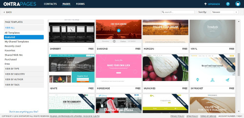 ONTRApages-templates